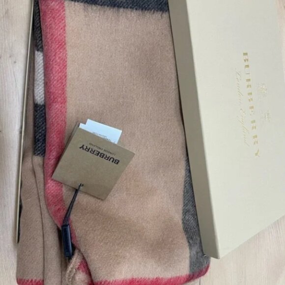 Burberry Tan and Black Checkered Wrap - Picture 8 of 8